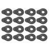16Pcs Guitar Strap Locks Universal Rubber Adapter Acoustic Electric Guitar Replacement Accessories