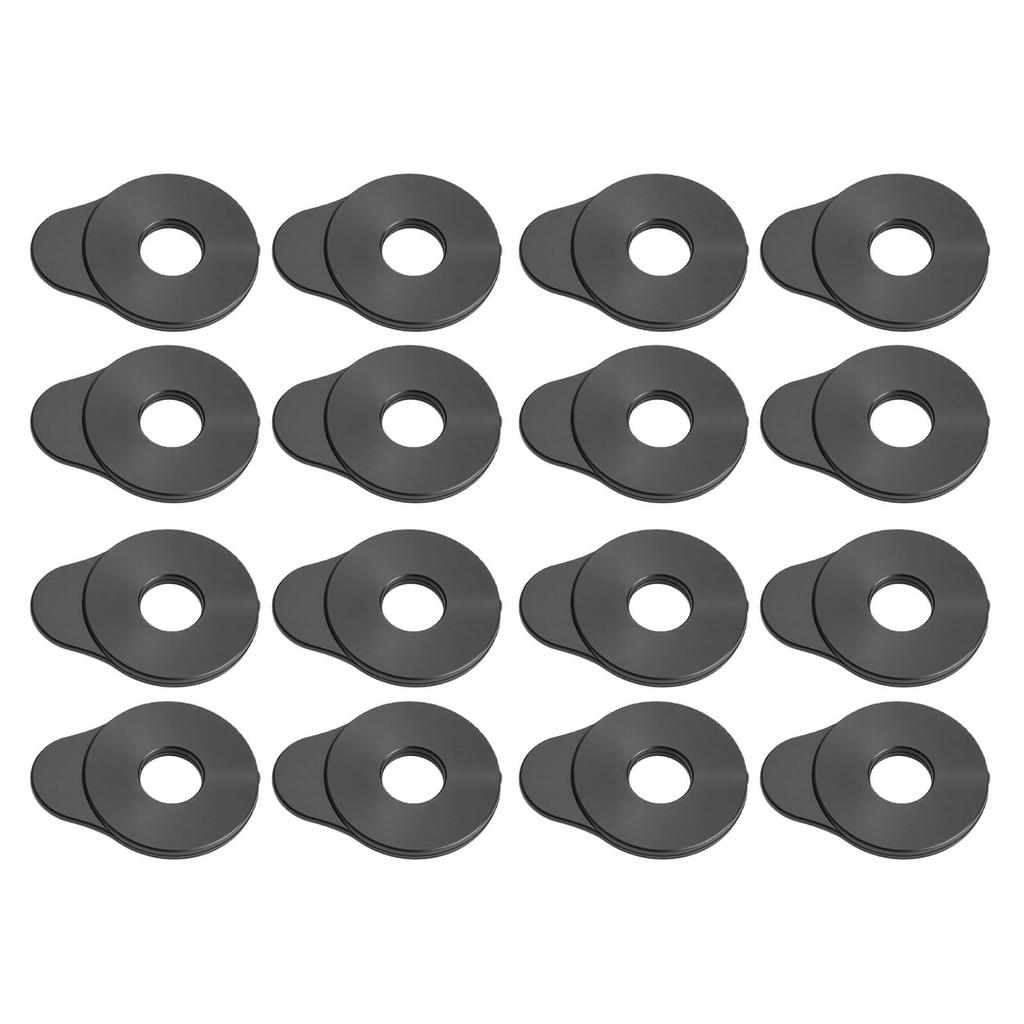 16Pcs Guitar Strap Locks Universal Rubber Adapter Acoustic Electric Guitar Replacement Accessories