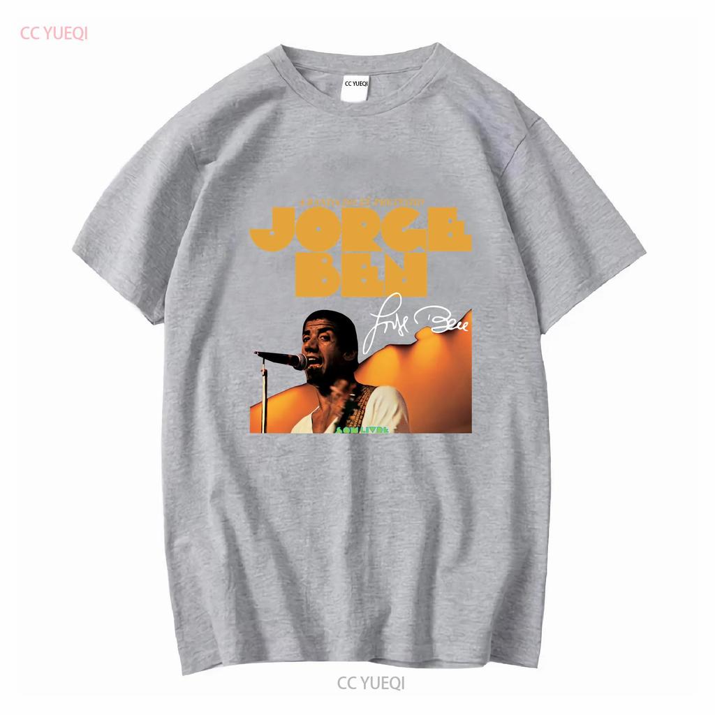 Jorge Ben Jor Signature  T Shirt All Size S to 2345XL TM94 long sleeves vintage Washed Slightly designer clothes fashion