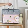 Non-Woven Fabric Clear Clothes Storage Bag Dustproof Blanket Bedding Handbag  Wardrobe