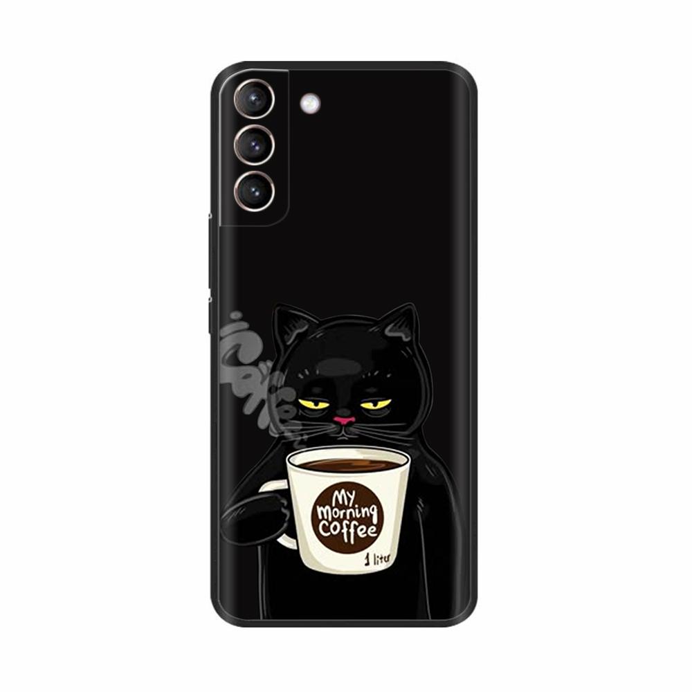 Shockproof Cover For Samsung Galaxy S21 S20 S23 S24 S25 FE Animals Painted Shell Bumper Cases Soft Silicone Back Cover Fundas