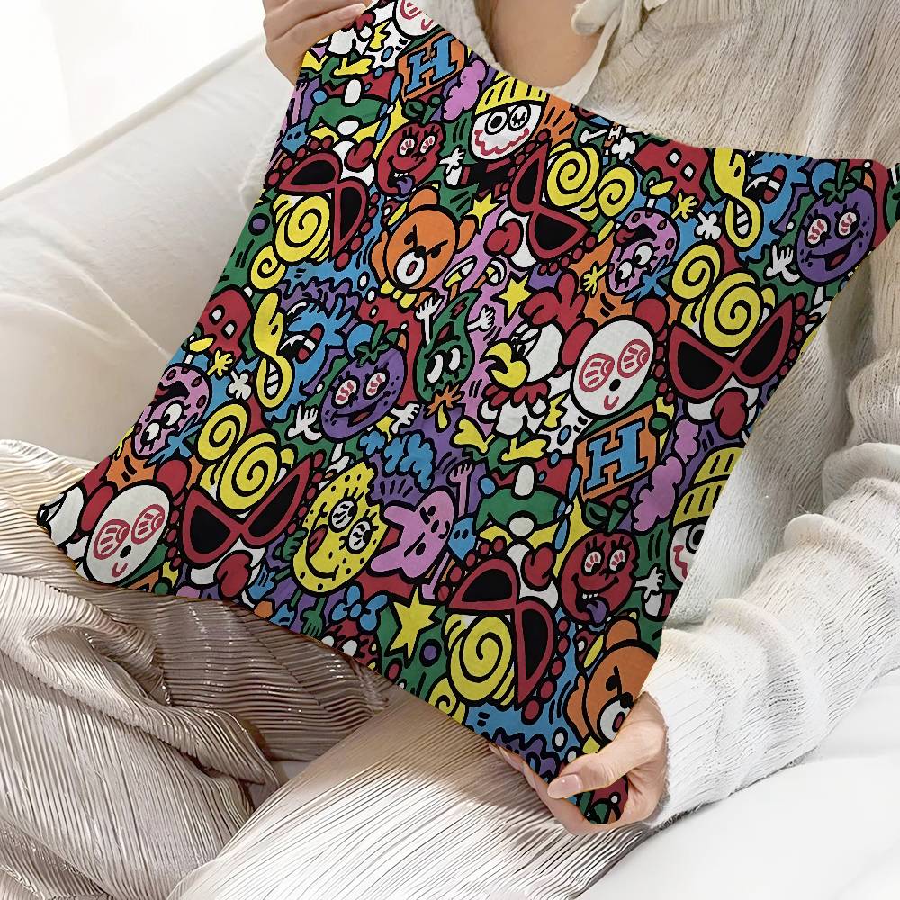 Japan Fashion H-Hysteric M-Mini Cushion Cover Decorative Pillow Sofa Home Decor Case Pillow Cases