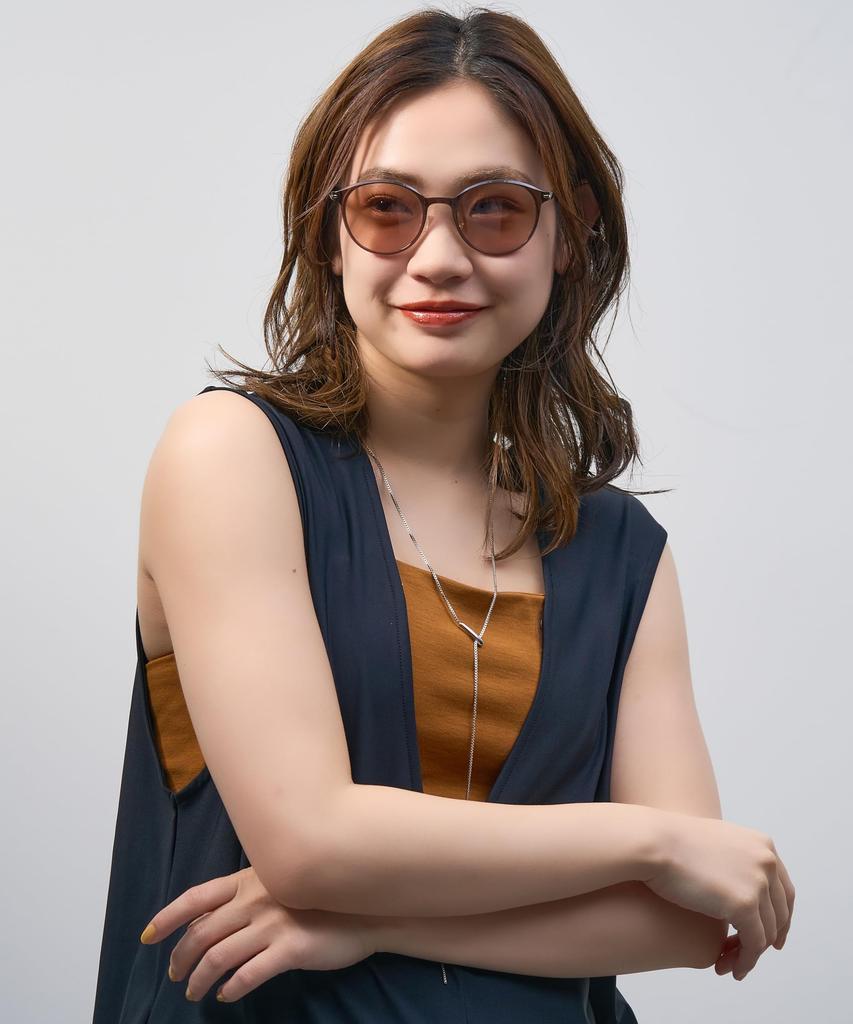 [Zoff] Boston-style Sunglasses (Brown (Clear)) UNITED ARROWS SUNGLASSES  United Arrows Unisex UV Protection Stylish Women's Men's [ZJ241G0142A1