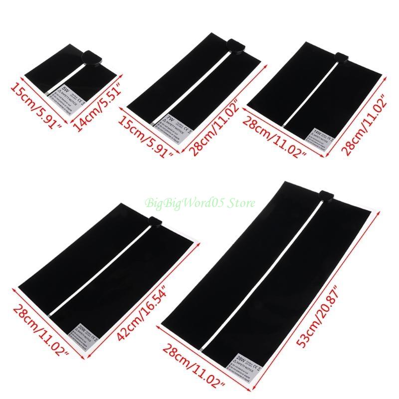 24TE 25.6"x11" Reptile Heating Mat for Turtle Snake Lizard for Frog Spider Amphibians Terrarium Reptile Habitat Supplies