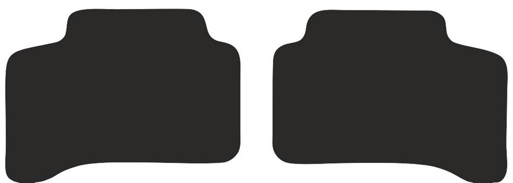 Rear Floor Mats For Jaguar X-, Kombi, Sedan 2001-2009