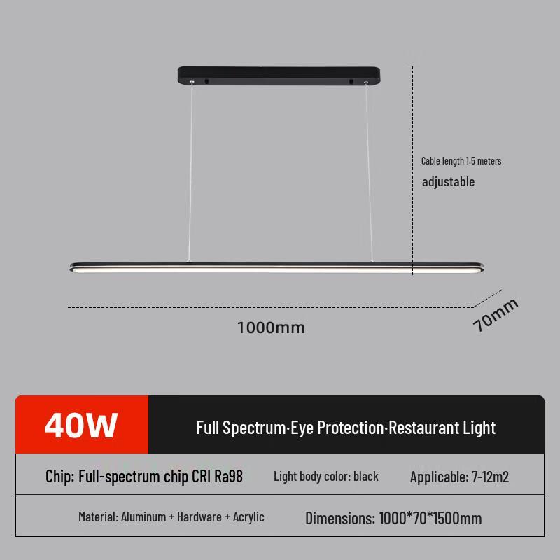 

Modern Linear Pendant Light