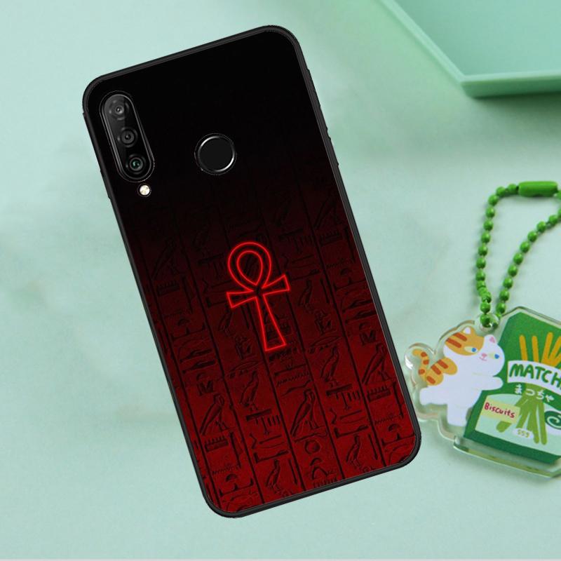 Egypt Nefertiti Anubis Ankh For Huawei Nova 12i 12s 7i 8i 11i 9 10 SE Y90 Y60 Y70 Y72 Y61 Y91 P30 P40 Lite P60 Pro Case