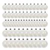 60PCS Christmas Tree Decoration Glittering PVC Ball Ornament Shatterproof Decorative Baubles For Holiday Centerpieces
