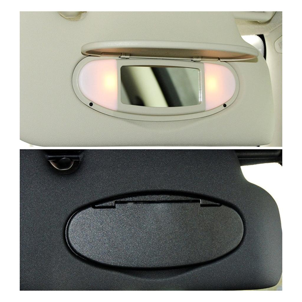 Sun Visor Vanity Mirror Cover Sunshade Mirrror Cover Replacement for BMW Mini R55 R56 R60 2007-2014