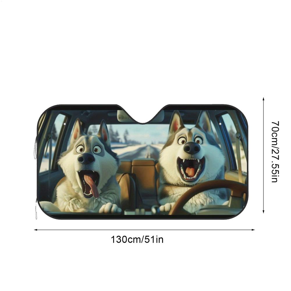 

Car Windshield Sun Shade Car Sun Screen Visor Windshield Shade Foldable Shield with Suction Cup Window Covers UV Protection