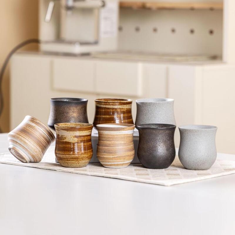 Jiaqi Coarse Pottery Hand-pour Coffee Cup