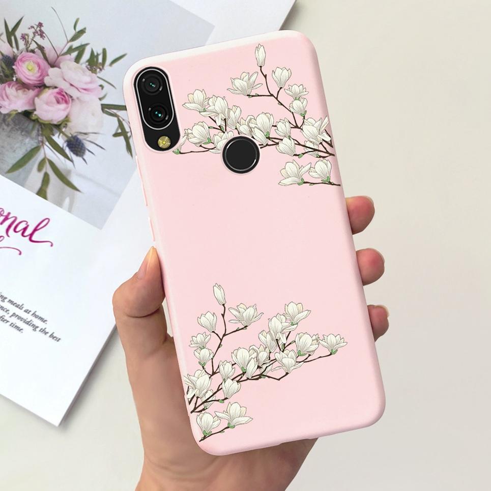 For Xiaomi Redmi Note 7 Case Note7 Pro Luxury Flower Marle Funda Soft Silicone Phone Cases For Redmi Note7 Redmi 7 Back Cover