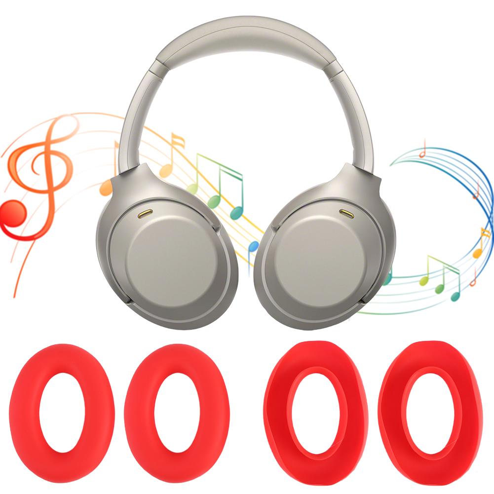 Silicone Case Cover Anti-Scratch Ear Pad Case Cover/Ear Cups Cover/Headband Cover Skin for Sony WH-1000XM4 WH-1000XM3