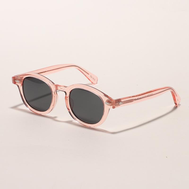 Retro Johnny Depp Sunglasses Men Women Polarized Sun Glasses Brand Vintage Acetate Frame For Male Eyeglasses Eyewear