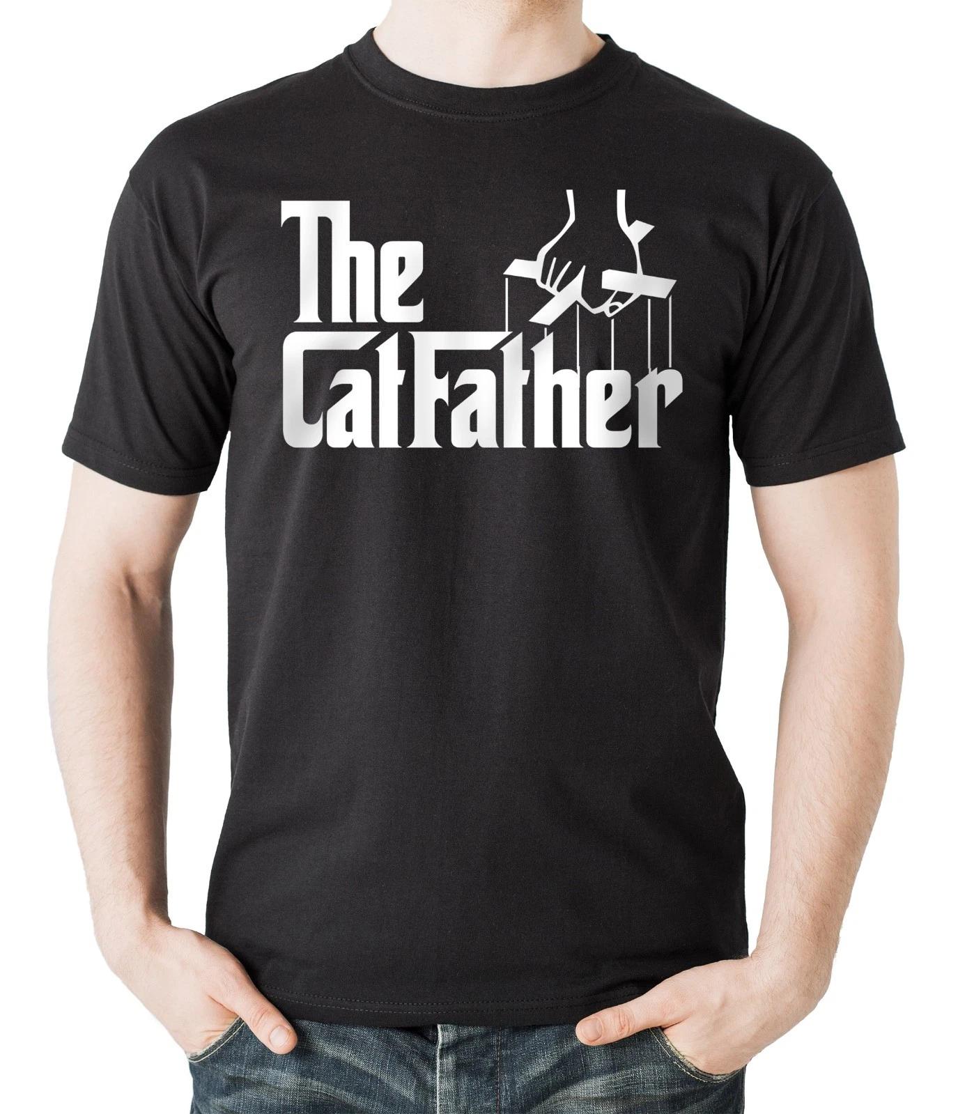 

The Catfather T-Shirt Gift For Pet Lover Tee Shirt M