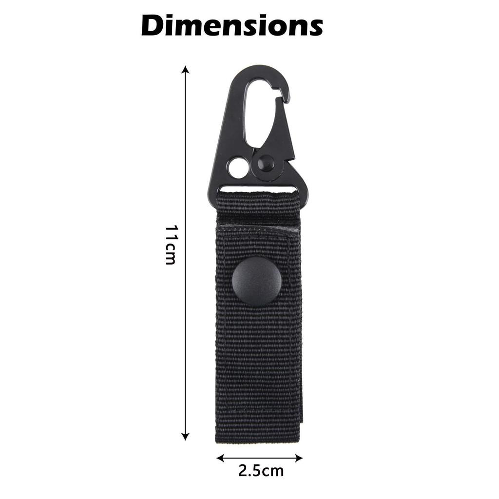 Taktischer Nylon Karabiner Schlüsselanhänger und Rucksackzubehör