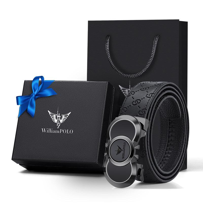 Brand Men's Belt, High-end Belt, Embossed Belt, Leather Body, Cowhide Belt, Fashionable Belt