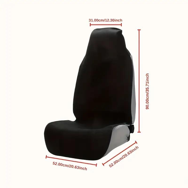 

Sports Towel Car Seat Cushion Beach Mat - Fit for 453 Smart for Vaz 2115, Durable Polyester, Vehicle Interior Accessory чорний