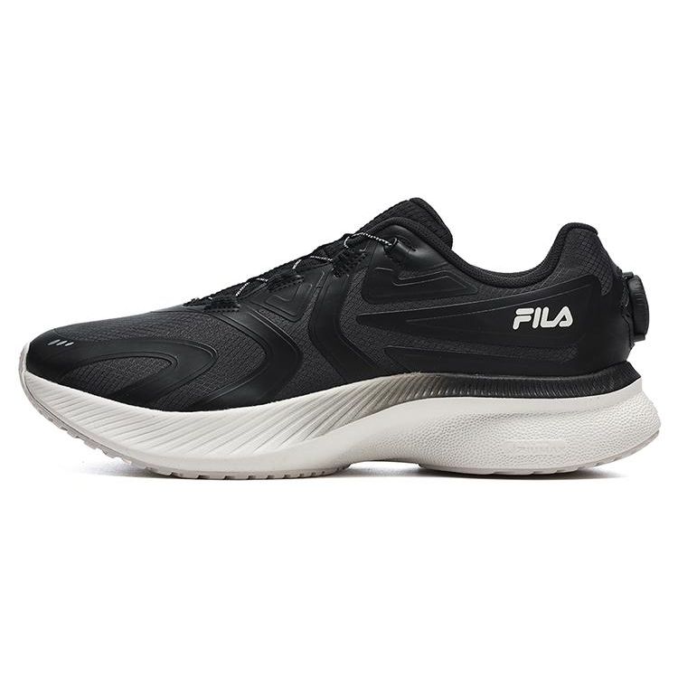 Fila Athletics Energy Lite Boa Lightweight Fabric Low-Top Long Distance Running Shoes Men Sneakers Black A12M241110FBK