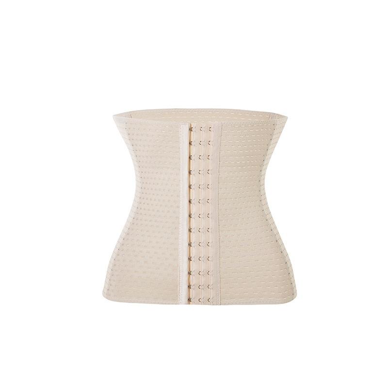1PC Abdominal Belt, Female Postpartum Waist Belt, Breathable Hollow Plastic Belt, 3 Rows of 13 Buttons, Body Sculpting Clothing