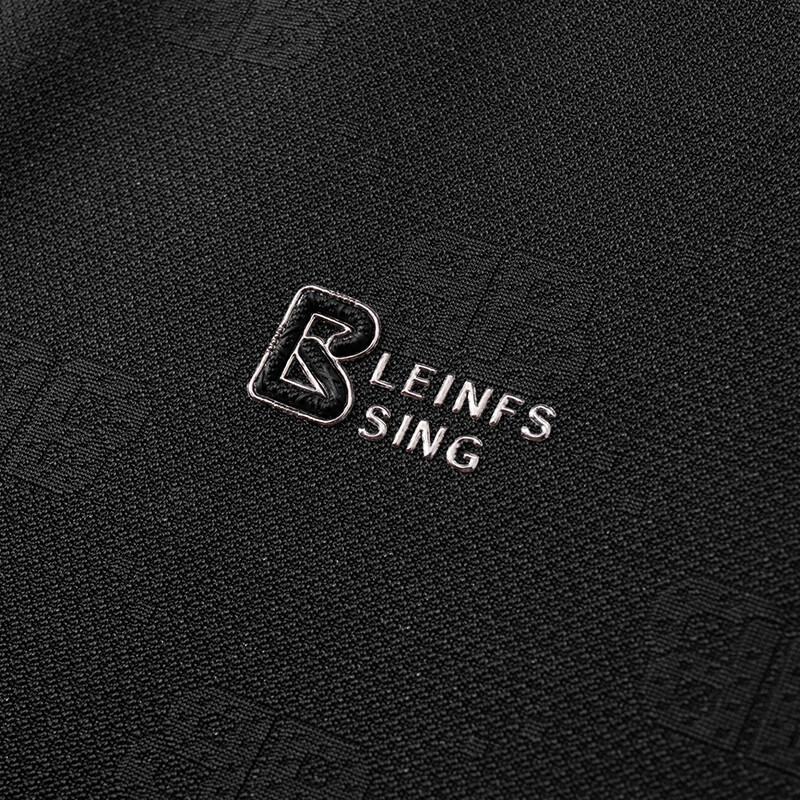 Dibinze Men's Plus Size Letter Print Short Sleeve Polo T-Shirt
