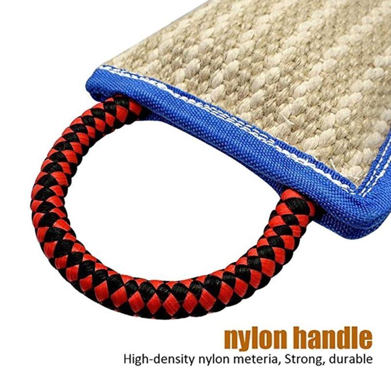 Safe Biting Pad for Tough Linen Tug Toy for Ideal for Tug of War Puppy Training top sale