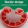 1.5/3/6/9/12kg Automatic Chicken Feeder Bucket Rooster Hen Feeding Device Farm Animal Poultry Quail Pigeon Feeding Supplies 1 Pc