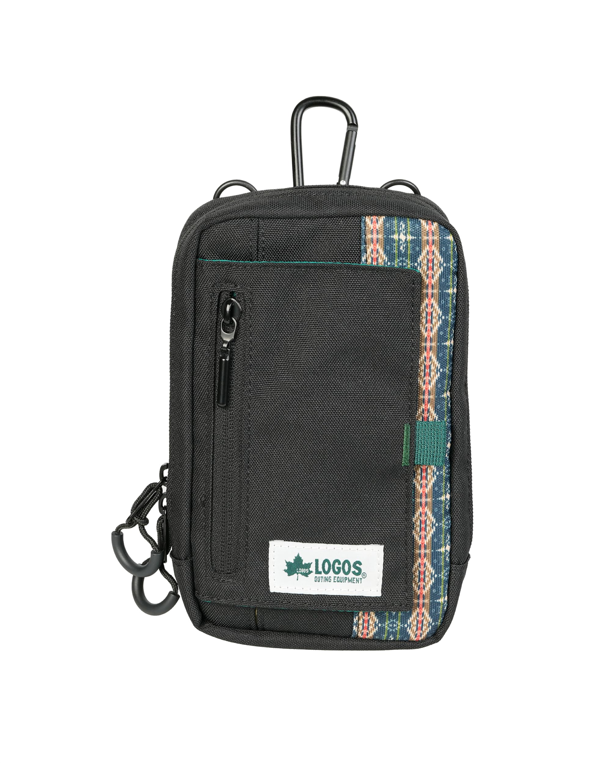 

Kenko LOGOS Digital Camera Pouch L for compact cameras and with shoulder LOGOS LAND 0.7L, binoculars, strap, pattern, LGS-CC1PO L-GR чорний
