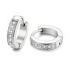 Men's and Women's Diamond and White Stone Fashion Earrings