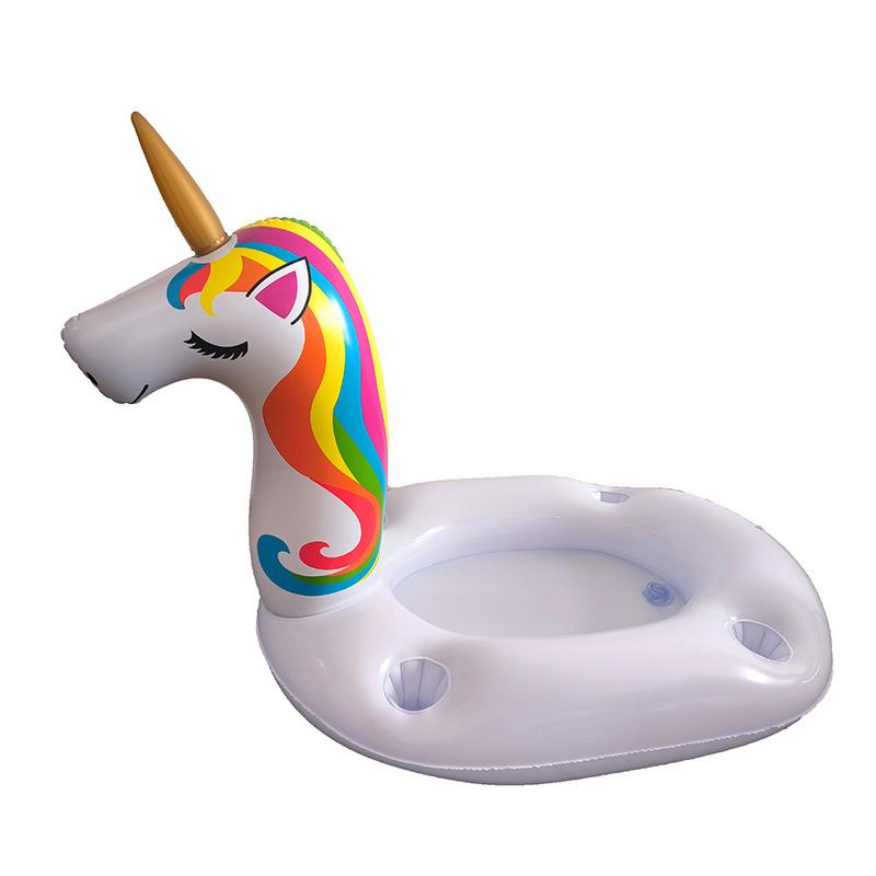 Unicorn Pool Float: Thickened PVC Water Toy for Kids & Adults