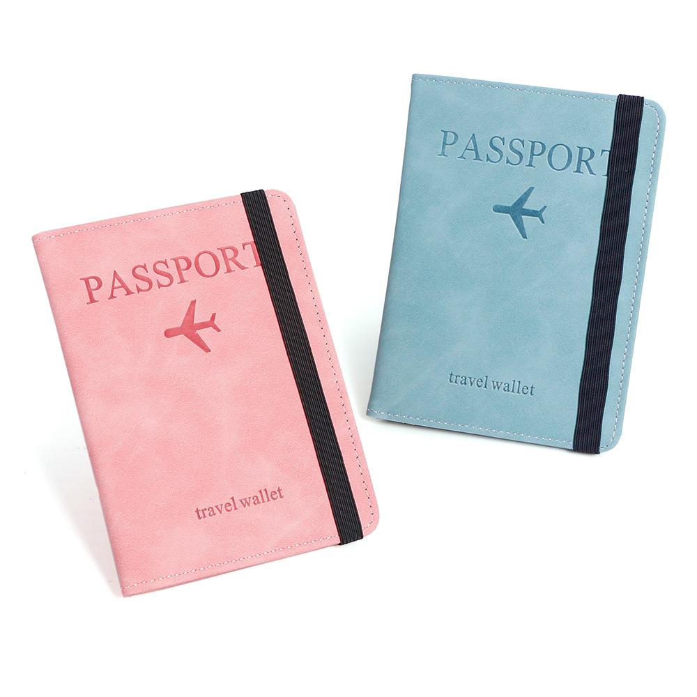RFID-Blockierender Anti-Entmagnetisierungs-Reiseorganizer Kartenhalter, Reisepass-Etui, Kartenetui, Münzbörse