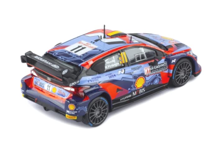 Ixo Models B Hyundai i20 N Rally1 22 Monte Carlo RAM835 #11 T.Neuville/M.Wydaeghe 1/43