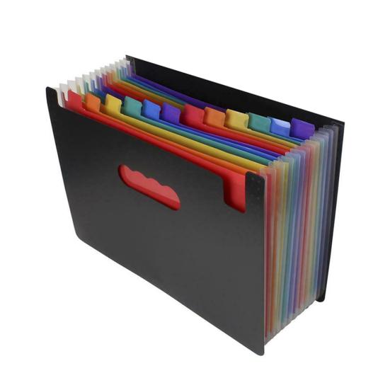 Colorful A5 Multi-Layer Expanding File Receipt Folder Organizer Pockets Holder