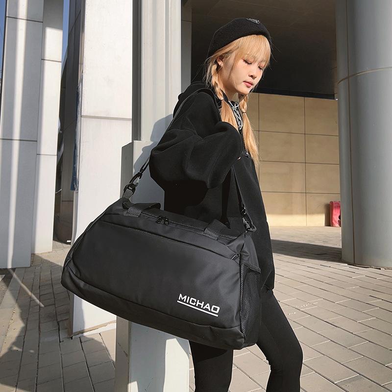 New fashion portable travel bag large capacity lightweight short-distance duffel bag storage messenger bag sports fitness bag