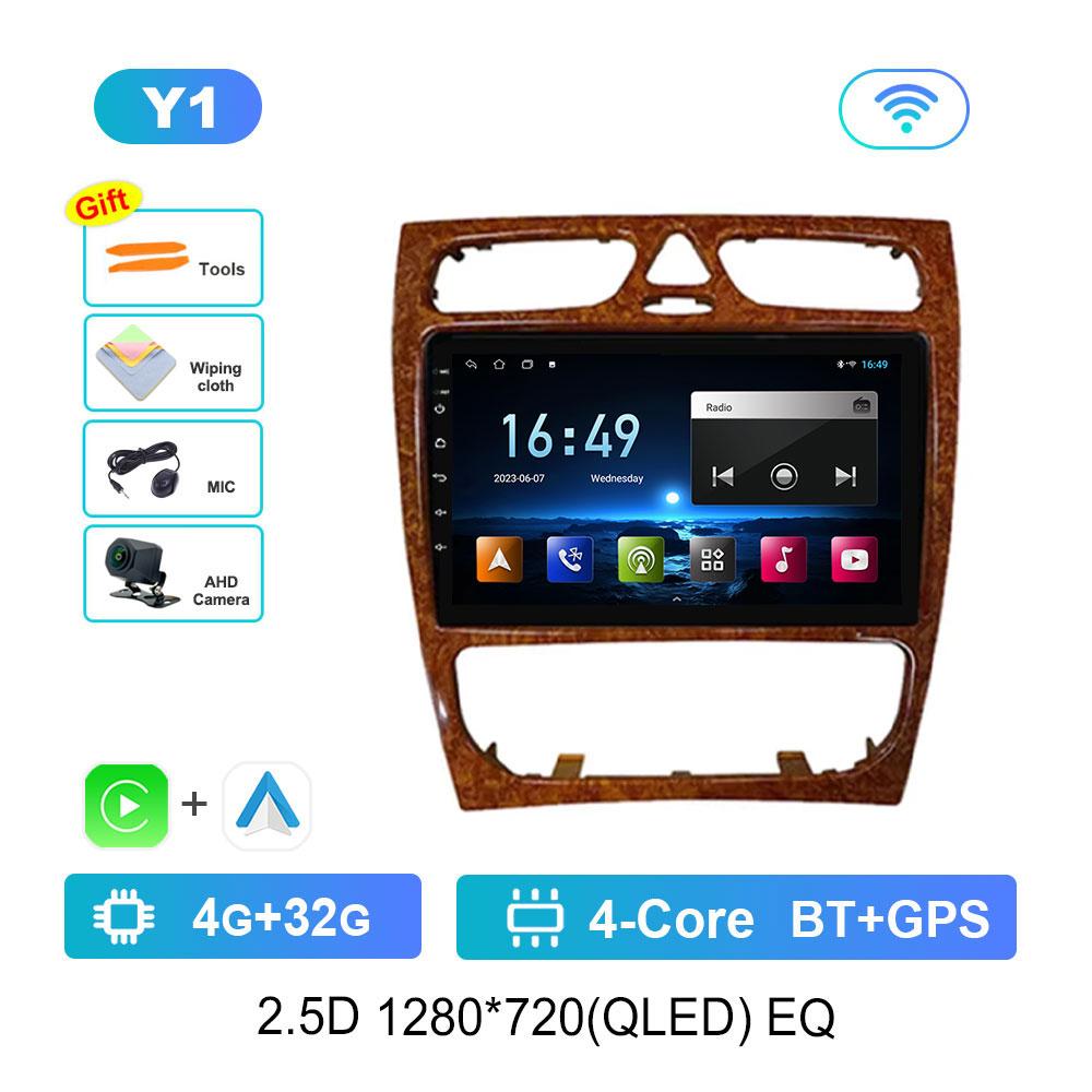 Android OS for Mercedes Benz C Class W203 C200 C320 C350 CLK W209 2002 - 2005 Car Radio Video Multimedia Player GPS 4G Bluetooth