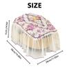 Lace Dustproof Cover Polyester Air Fryer Dust Cover Electric Rice Pot Cover Oilproof Kitchen Pressure Cooker Protector Cover New