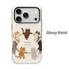 Purrfect Cat Circle No Meow No Life Adorable Graphic Art Film Aesthetic Protective Shockproof Bumper Case Cover For iPhone 13 14 15 16 17 Pro Max Plus