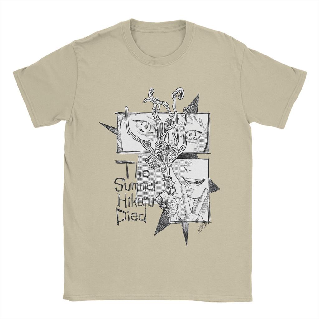Camiseta The Summer Hikaru Died para Hombre Hipster Algodón Camisetas Cuello Redondo Manga Corta Camisetas Idea de Regalo Tops