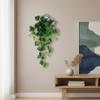 Plastic Fake Hanging Plants Handmade Realistic Vine Plants Simulation Greenery  Wall Decoration