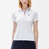 New FILA Polo Shirts Women's Standard White F11W221104FWT