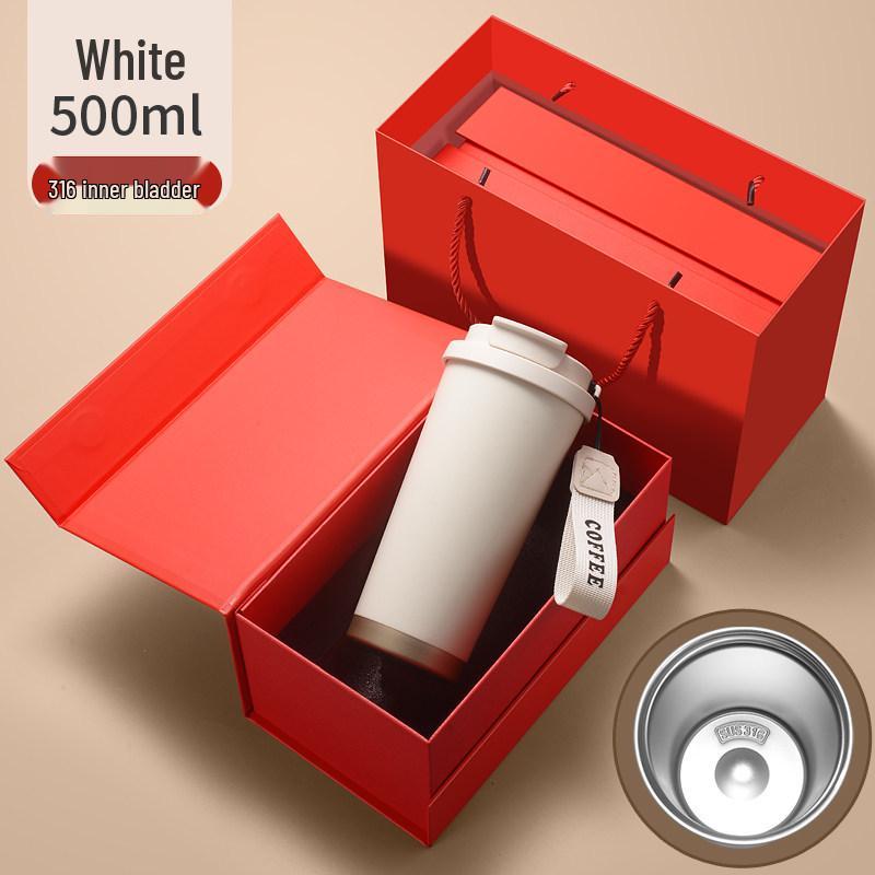 Custom Logo Stainless Steel Insulated Coffee Cup - Corporate Meeting Souvenir & Business Gift