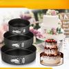 Nonstick Carbon Steel Cake Pan with Removable Bottom Ideal for Cheesecake and Bread Baking Oven and Air Fryer Safe Baking Tool