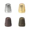 2pcs Retro Finger Protector Antique Thimble Ring Handworking Needle Thimble Needles Craft Household DIY Sewing Accessories
