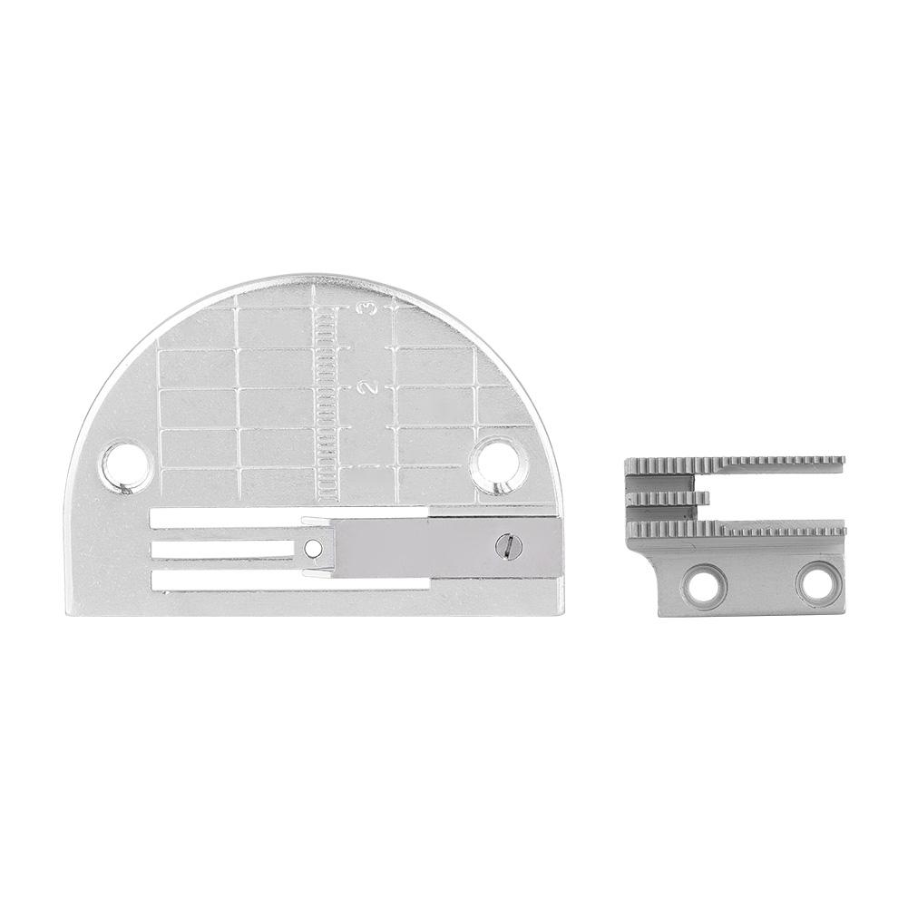 

2 шт., аксессуары для промышленных швейных машин, игольная пластина, прижимная лапка с набором зубцов