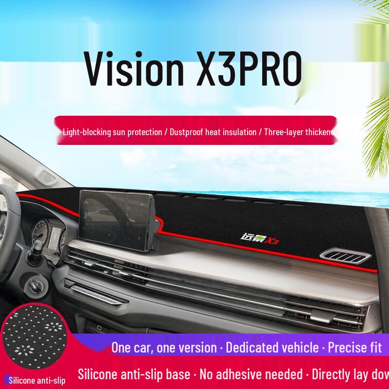 Geely X3 PRO Anti-Glare Dashboard Sunshade Mat