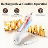 2 in 1 Electric Nail File Electric Foot Gringder, Dual Speeds Nail Drill Manicure Pedicure Tool Set With 5 Grinding Heads