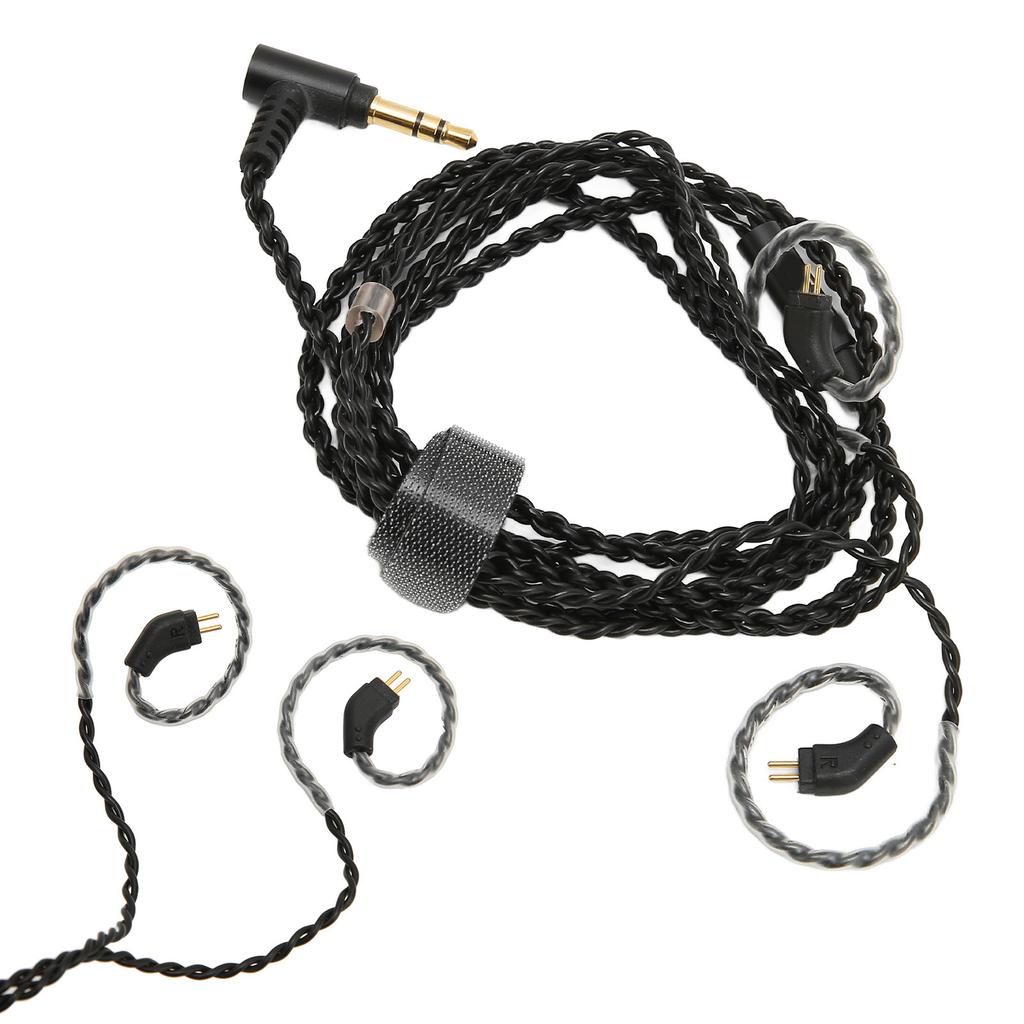 Earphone Cable 3.5mm Port Upgrade 2Pin 0.78mm Headphone Cable Without Microphone for Earbuds