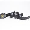 Letter Buckle Belt Men's Whole Cowhide Casual Retro T Buckle Belt Cowhide Black Decorative Fashion Wide Pants Belt Men