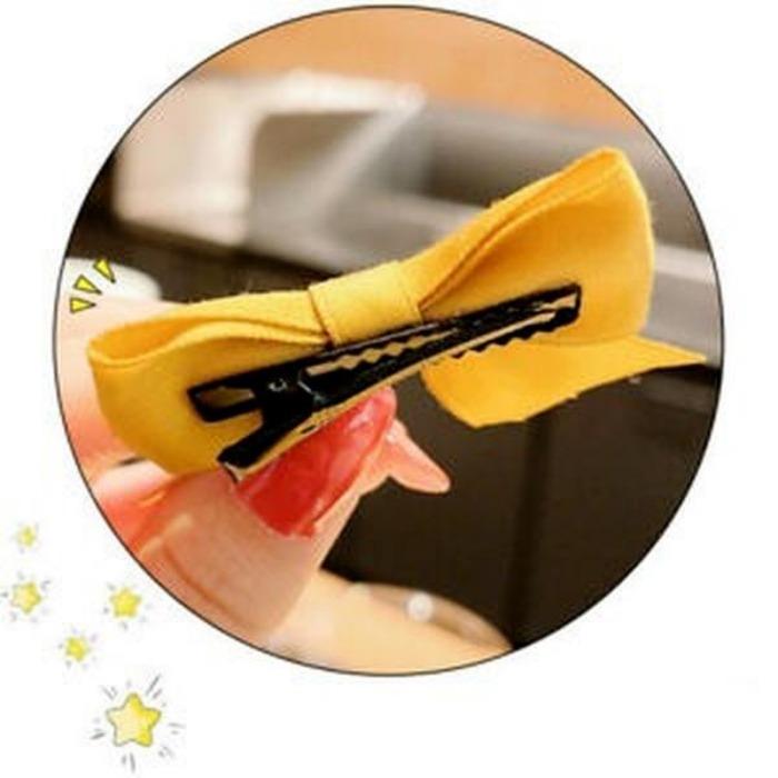 2Pcs Girls Cute Bow Hairpins Kids Sweet Hair Clips Barrettes Hair Accessories