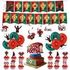 CR7 World Cup Star Fan Party Set: Plates, Cups, Napkins, Tablecloth, Banner & Decorations.